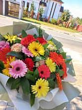 Букет цветов из:  Герберы #REPLACE_PRED# Большие Ключищи